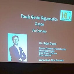 Invited Faculty Talk on Female Genital Cosmetic Surgeries 2018 - Dr Rajat Gupta Invited Faculty Talk on Female Genital Cosmetic Surgeries 2018 - Dr Rajat Gupta